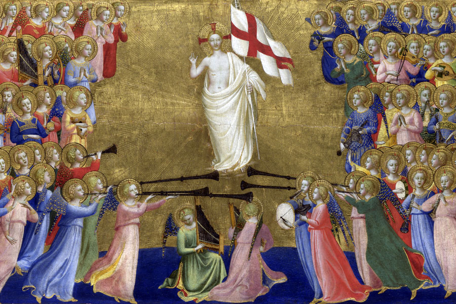 Beato Angelico_Cristo in gloria con angeli e santi